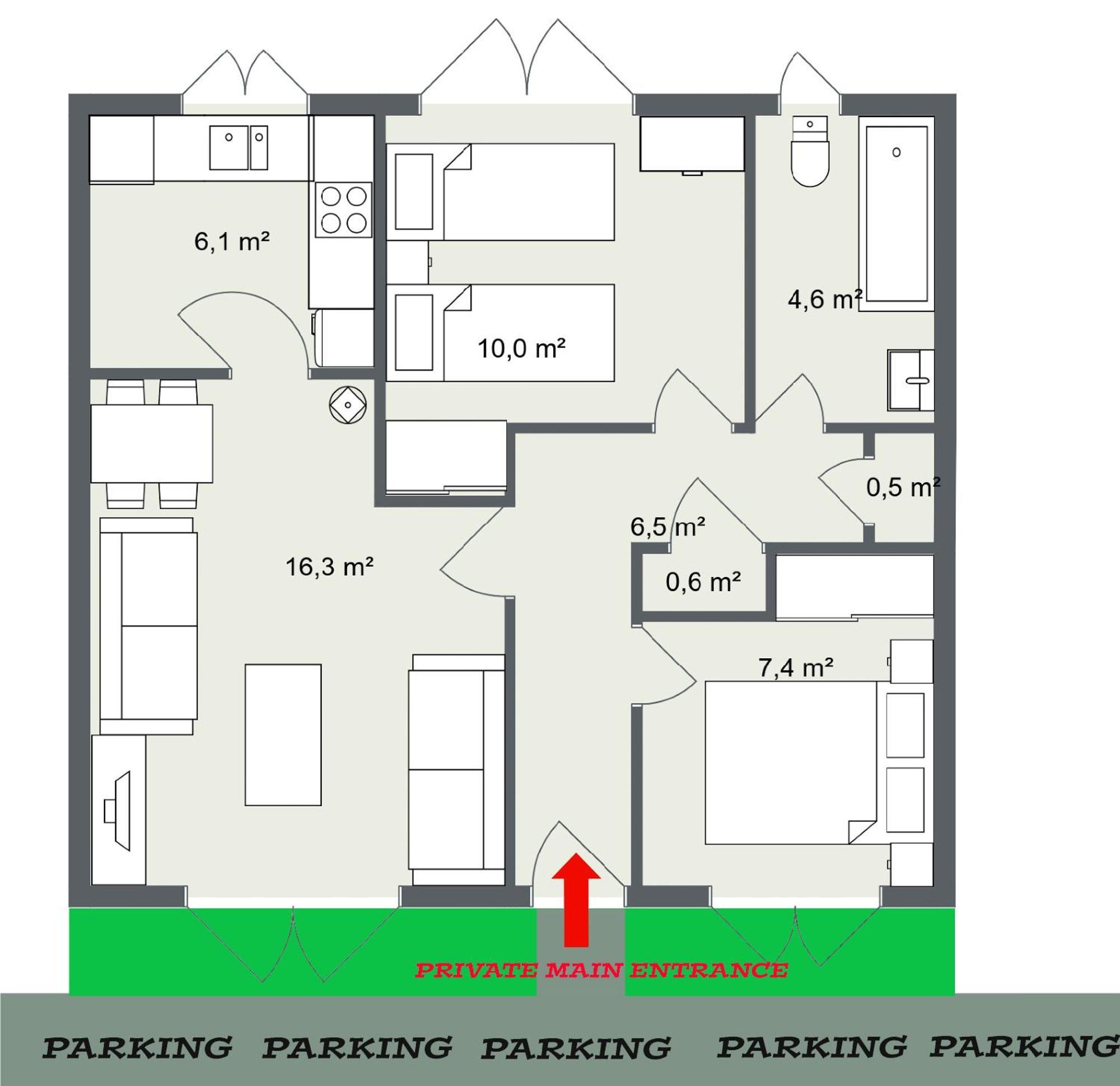 Superb 2 Bedroom Flat - Refurbished Dec 2024 因弗内斯 外观 照片